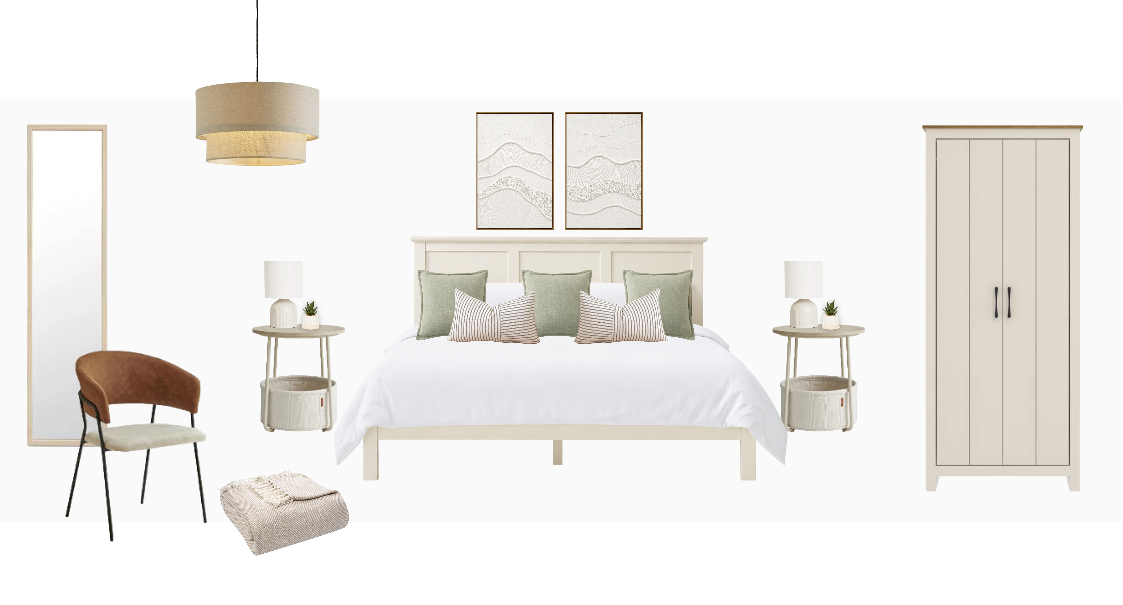 Coastal bedroom design — The Launch Kit